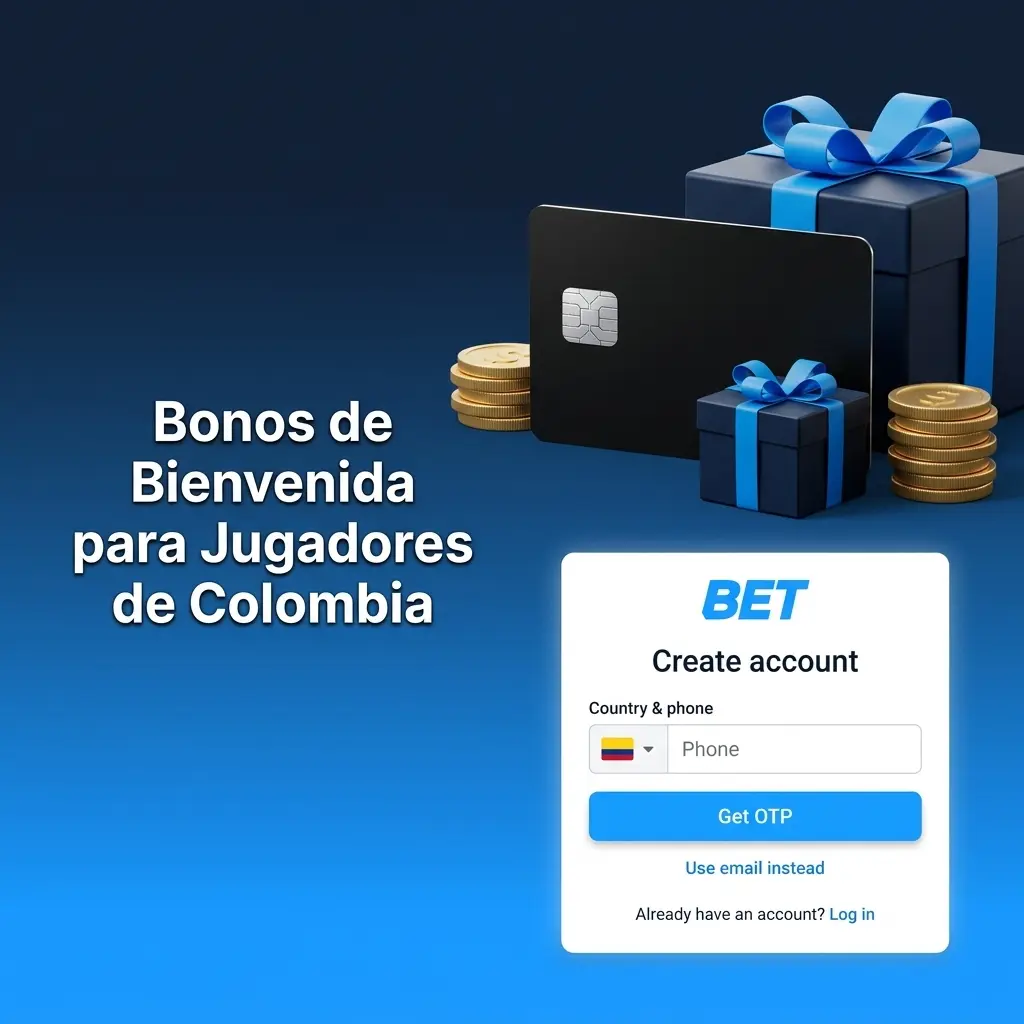 Bono de bienvenida 1xBet Colombia: 300% hasta COP 1,825,000 en depósitos y 150 giros gratis.