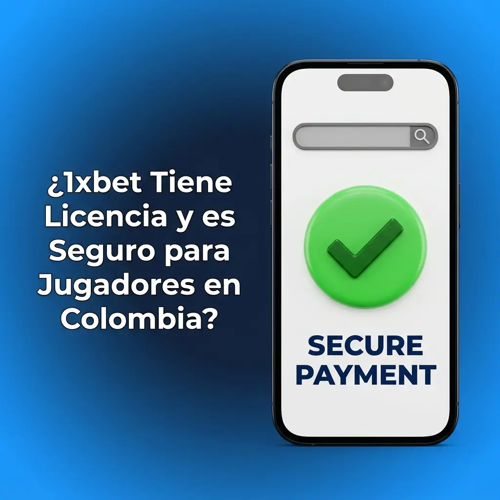 Licencia de 1xbet emitida por Curaçao Gaming Control Board, Certificado No. 8048/JAZ2018-040, para jugadores en Colombia.