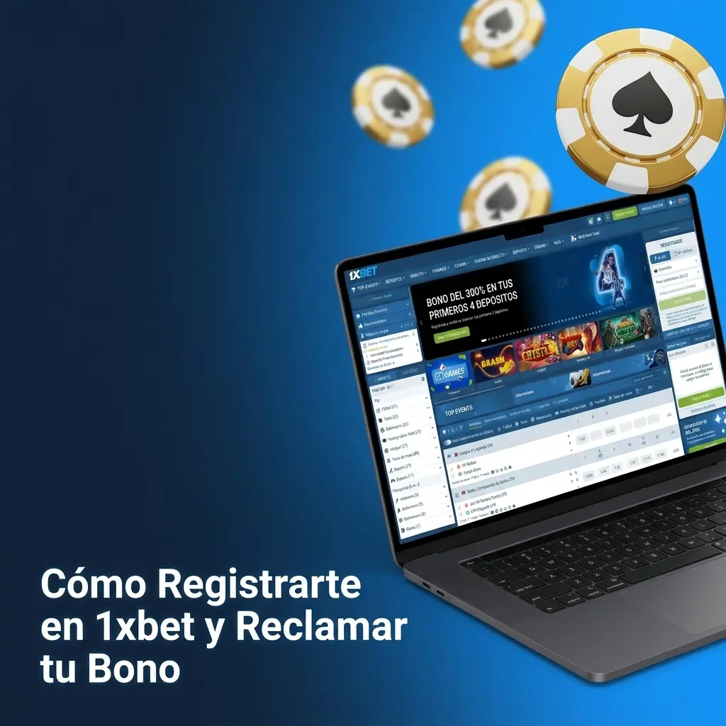 Pasos para registrarte en 1xbet Colombia y reclamar el bono de bienvenida en pesos colombianos (COP).