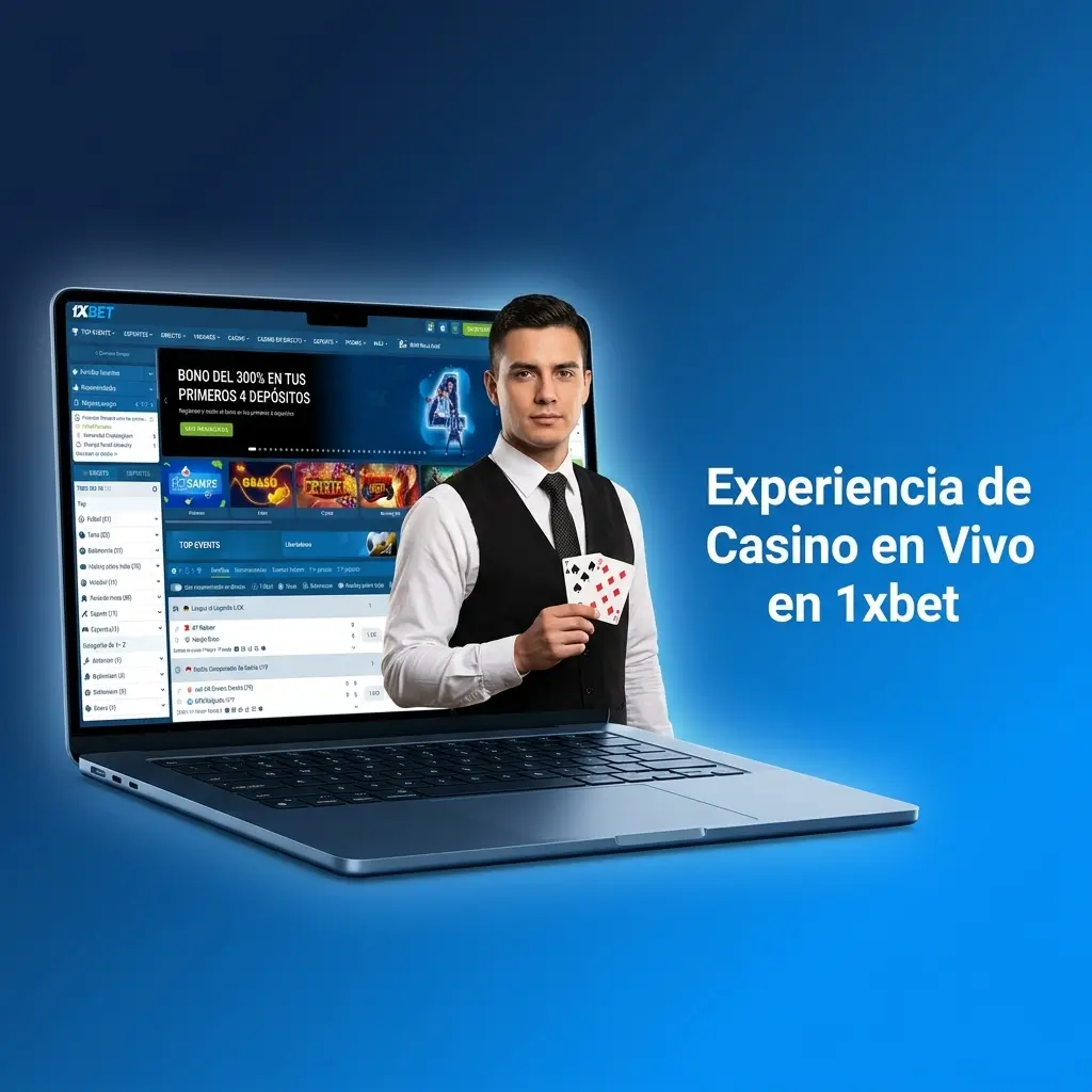 Crupieres profesionales transmiten en HD ruleta, blackjack, bacará y game shows en el casino en vivo de 1xbet.