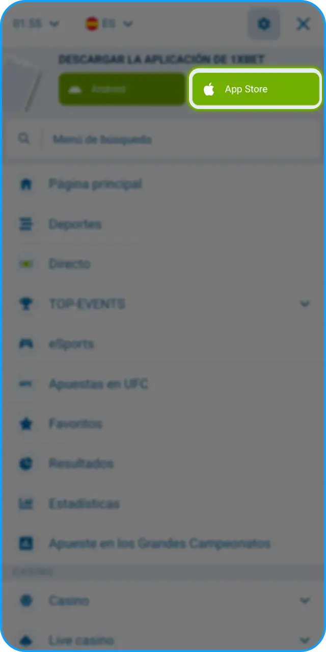 Accede desde este sitio para obtener la App de 1xbet fácilmente.